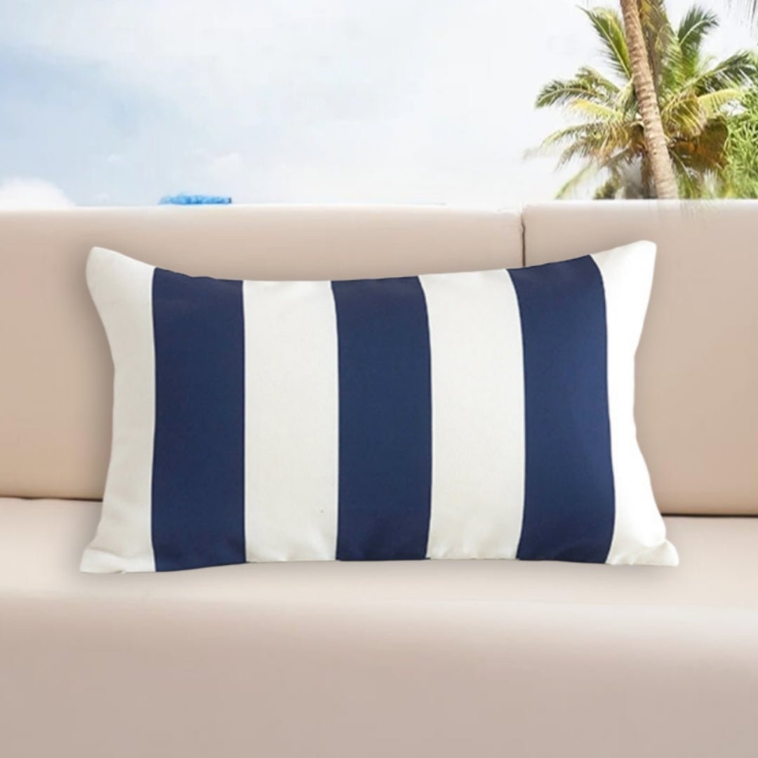 Waterproof Cushion Beach Stripe 30x50cm
