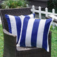 Waterproof Cushion Beach Stripe 30x50cm