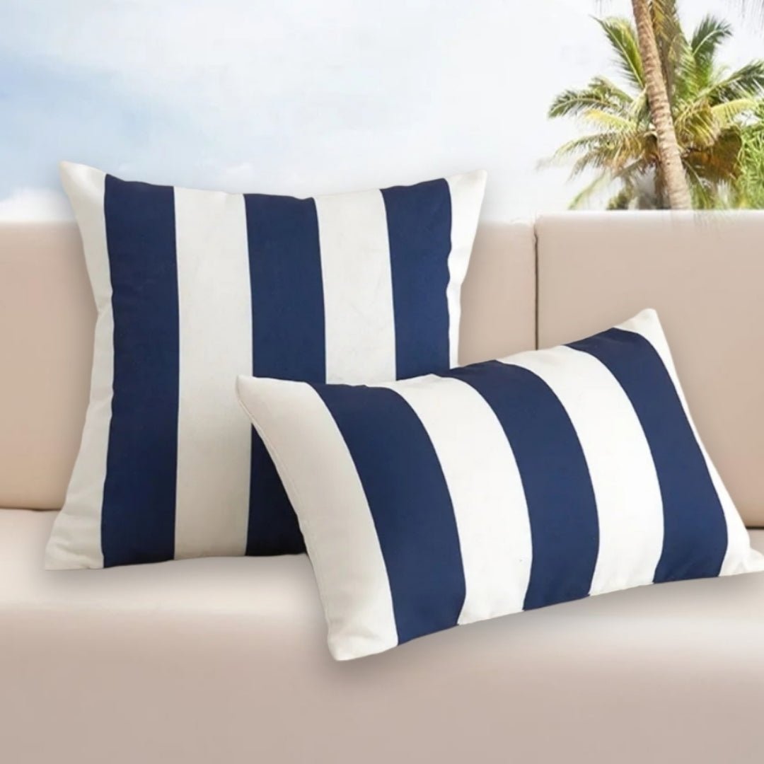 Waterproof Cushion Beach Stripe 30x50cm